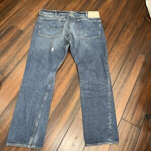 Polo Ralph Lauren Men's Jeans 40X30 Slim Fit Distressed